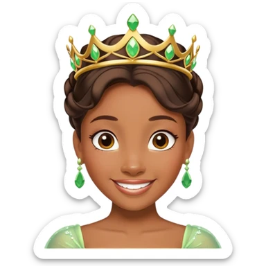 princess tiana  sticker