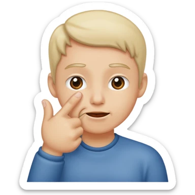 to suck one's thumb sticker