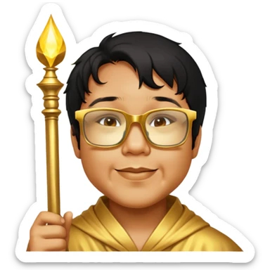 Golden Arcanist sticker