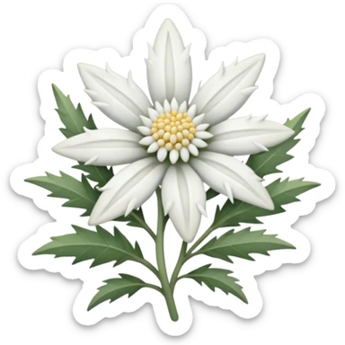 edelweiss realista sticker