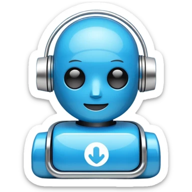 chatbbot in website icon sticker