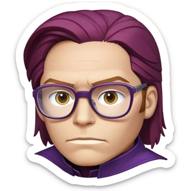 zemo with glasses marvel from captain america: civil war sticker