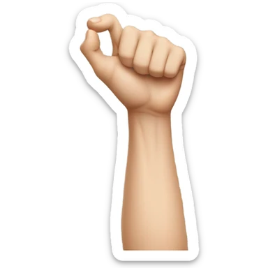 White Gay guy with a gay limp wrist sticker