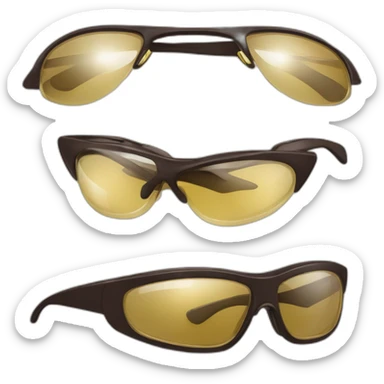 Achat riche avec des lunettes de soleil sticker