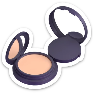 compact powder with a gauge or meter sticker