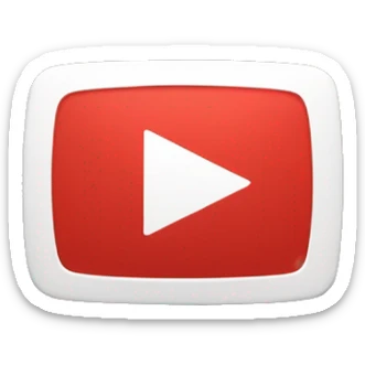 youtube logo red rectangle with withe arrow inside sticker
