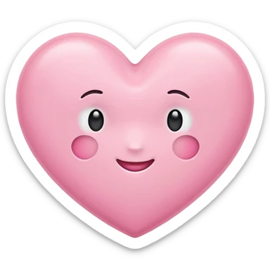 Cœur pastel sticker