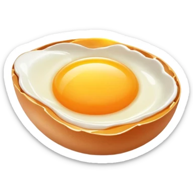 Chicken, egg yolks, and liver glowing with a gentle golden aura that represents their vitamin A content. Soft rays of light emanate from these foods, showing their nutritional benefits without any creepy elements. sticker