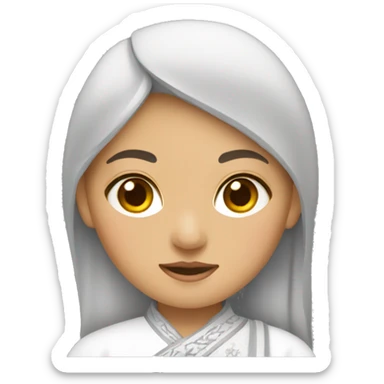 kazajistan girl sticker