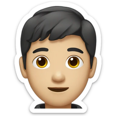 Chinese Peruvian male teenager sticker