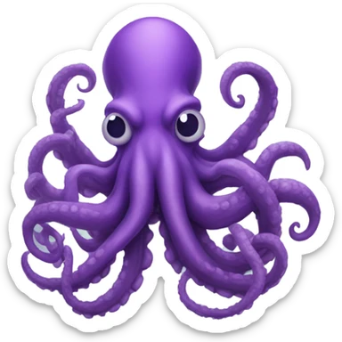 purpe kraken sticker