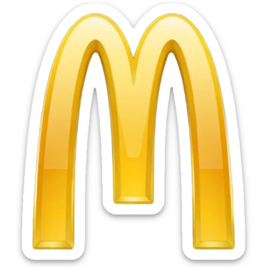 McDonald’s logo sticker