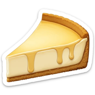 slice of cheesecake sticker