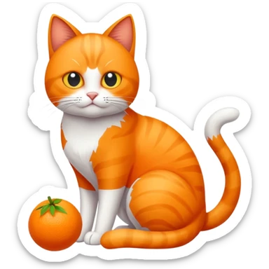 Bitte mach mir eine Katze mit Nike Sachen  sticker