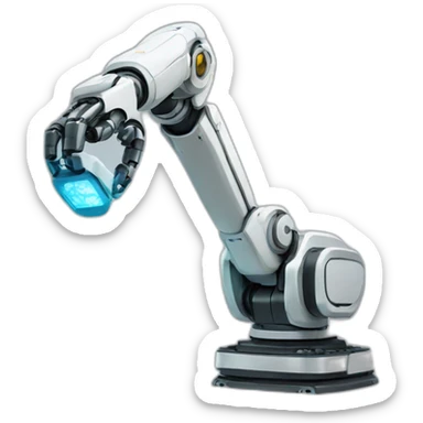 a robotic arm sticker