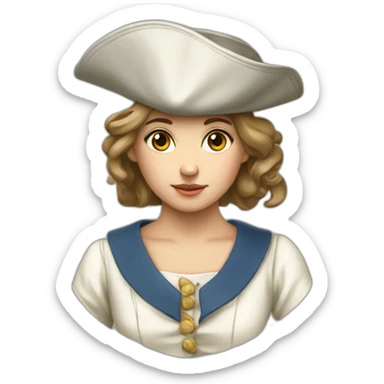 French-Revolution-girl-liberty-cap sticker