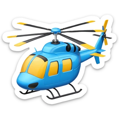 make a little kids helicopter hat sticker