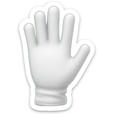 Les gants sticker