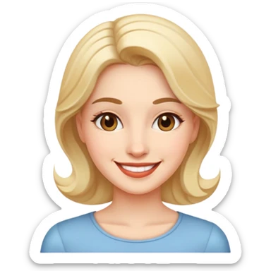 Haz una mujer coqueta sticker