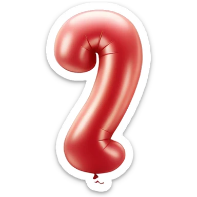 balloon-shaped-like-number-1 sticker