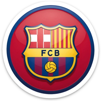 fc barcelona logo sticker