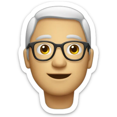 homme avec capuche et lunettes de soleils sticker