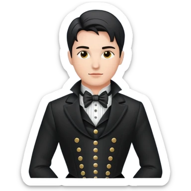 corset-blazer men sticker