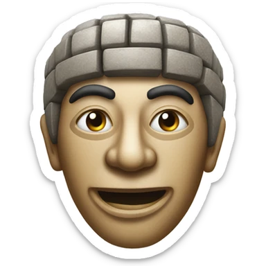 escultura inca feliz sticker