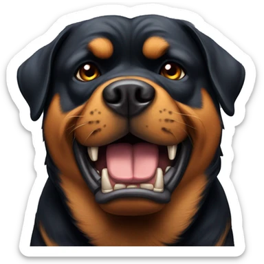Angry Rottweiler  sticker