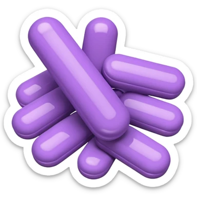 lilac pills sticker