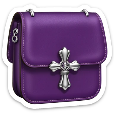 Chrome hearts dark purple sticker