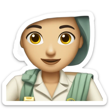 saudi airlines flight attendant sticker