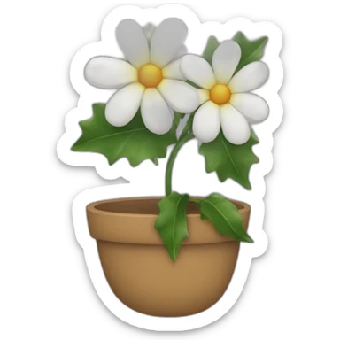 Noël fleuri sticker