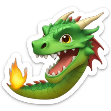 dragon explicando sticker