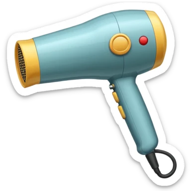 hair dryer sticker