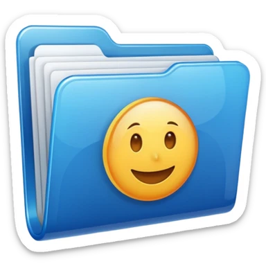 carpeta de windos sticker