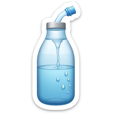 Botella de agua sticker