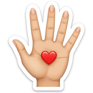 Philippine love symbol with fingers sticker