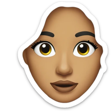 Bianca Costa chanteuse sticker