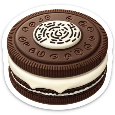 i want to create a emoji of one Oreo classic. The original oreo sticker