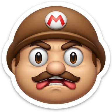 Super Mario goomba sticker