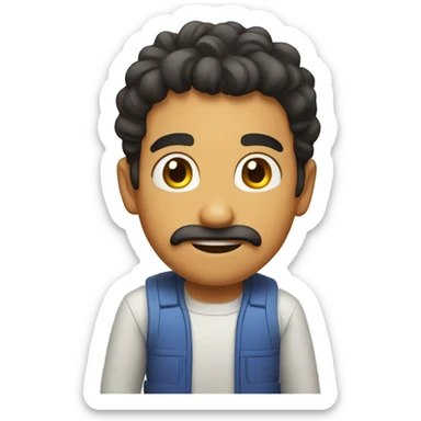 hadi the zesty guy sticker