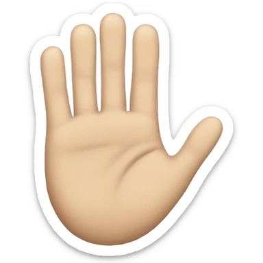 The softest hand sticker