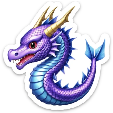 glitter pokemon gyarados sticker