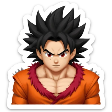 Goku super Saiyan 4 sticker