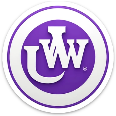 University of Washington logo sticker