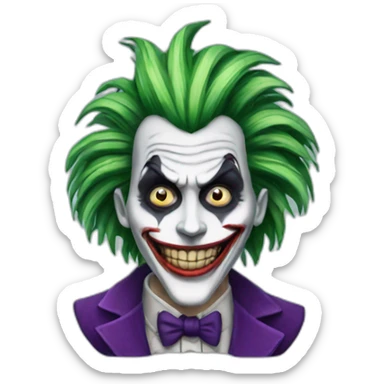 Beetlejuice joker sticker