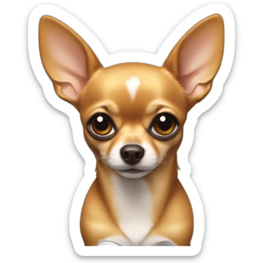 deer-headed chihuahua no white sticker