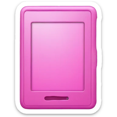 kindle pink sticker