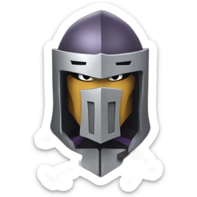 The shredder sticker